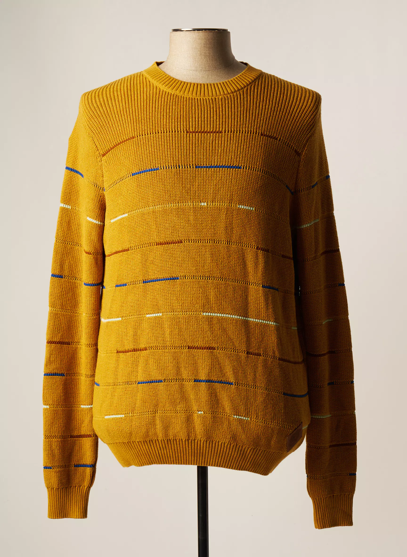 L Impeccable Marcel Pulls Homme couleur jaune