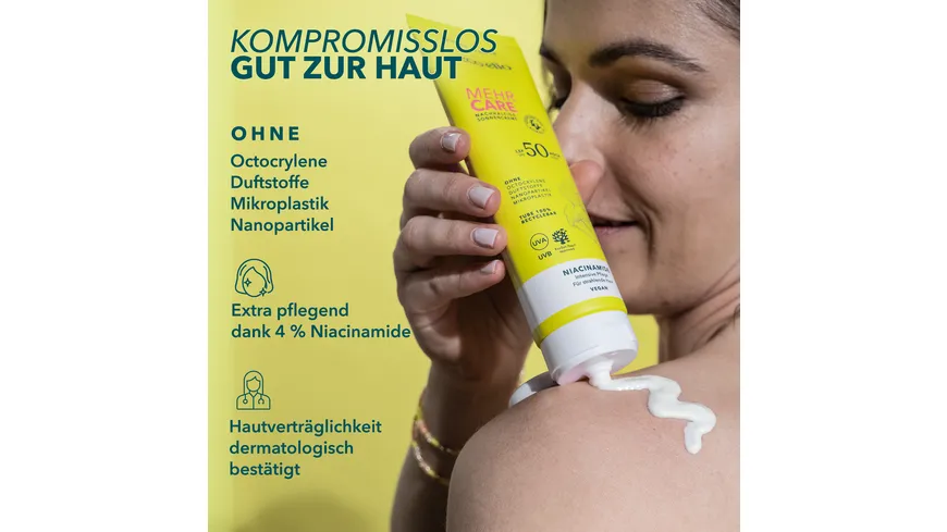 eco elio Mehr Care Sonnencreme LSF50 150 ml