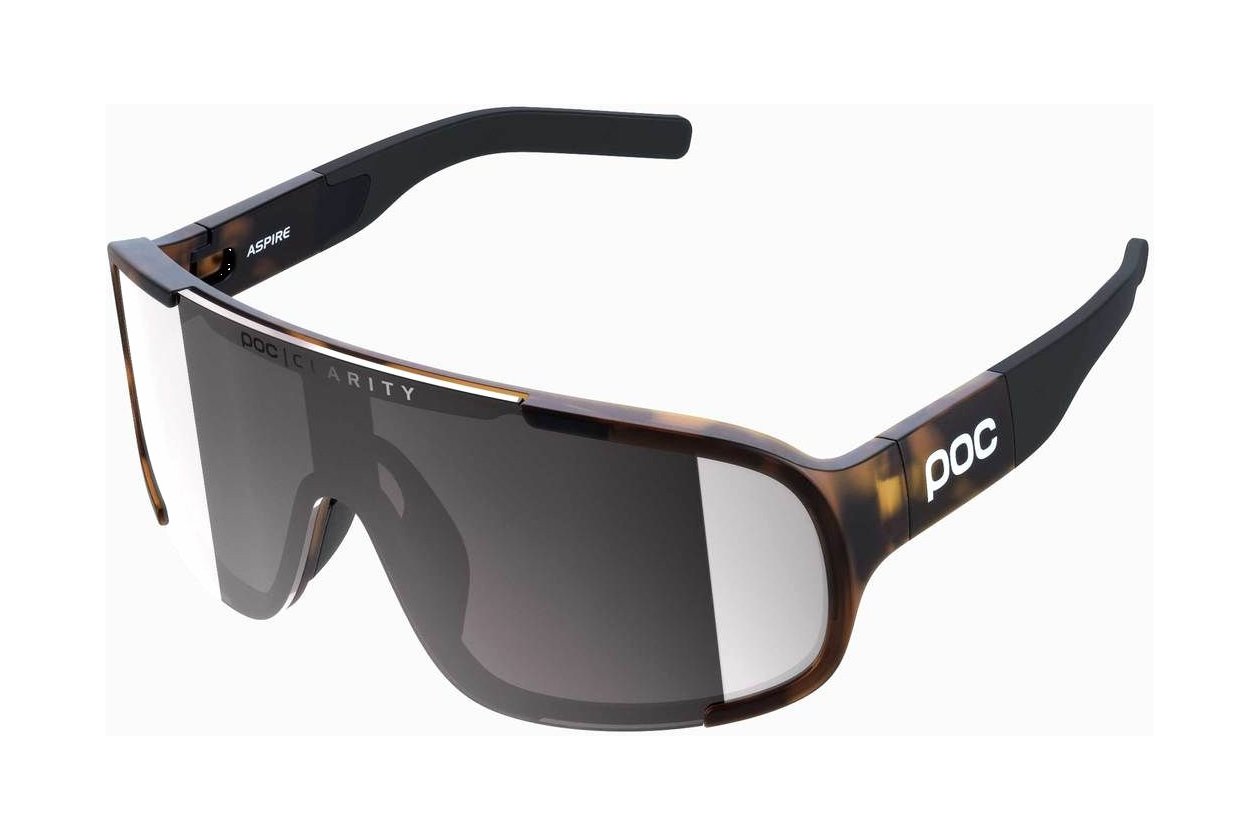 POC Aspire - Tortoise Brown/Violet/Silver Mirror