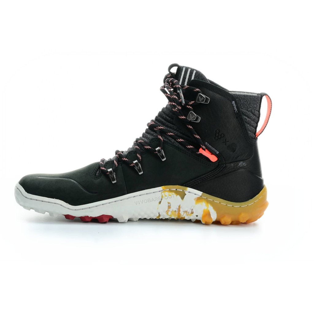 Vivobarefoot Tracker Decon FG2 L Black Leather Barfuß-Wanderschuhe