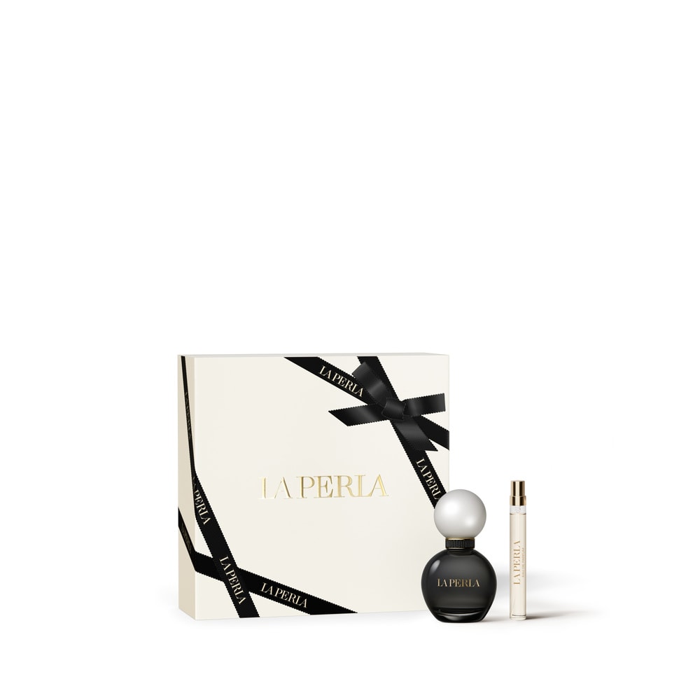 la perla Coffret Signature EDP 50ml + Vaporisateur rechargeable de sac EDP 10ml Eau de Parfum