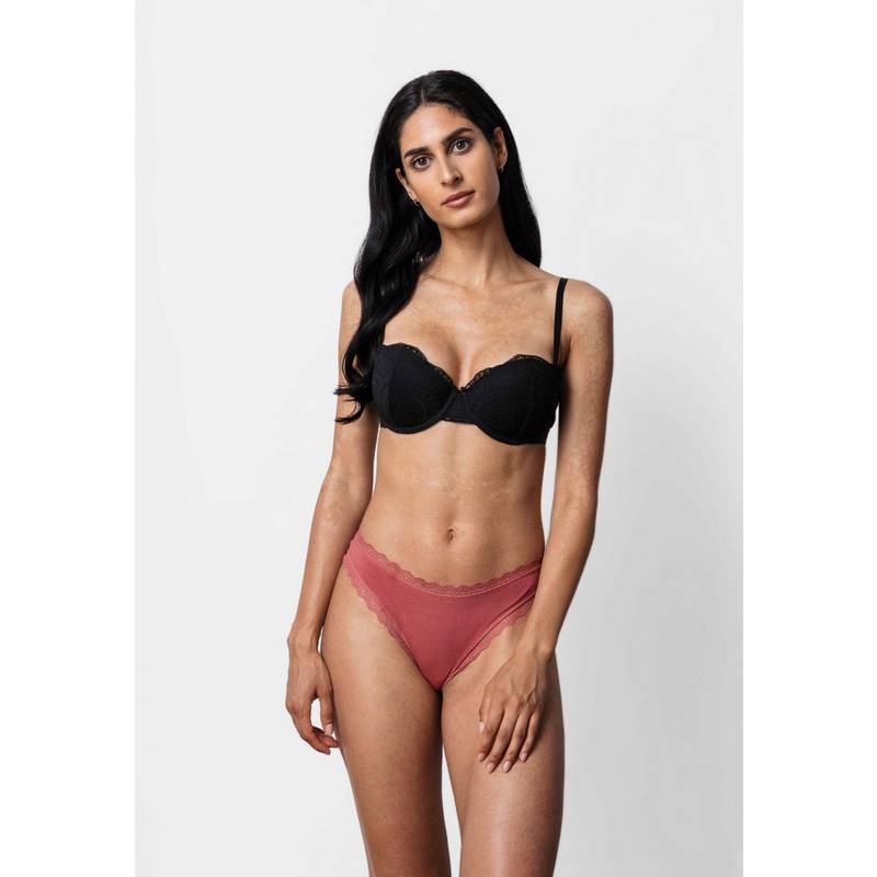 Snocks Tangas mit Spitze aus Bio-Baumwolle Unterhose Damen