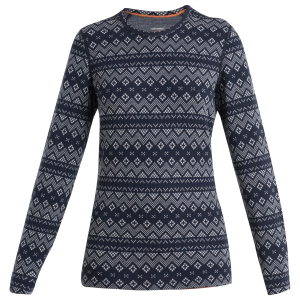 Icebreaker - Women's 260 Vertex L/S Crewe First Snow - Merinounterwäsche