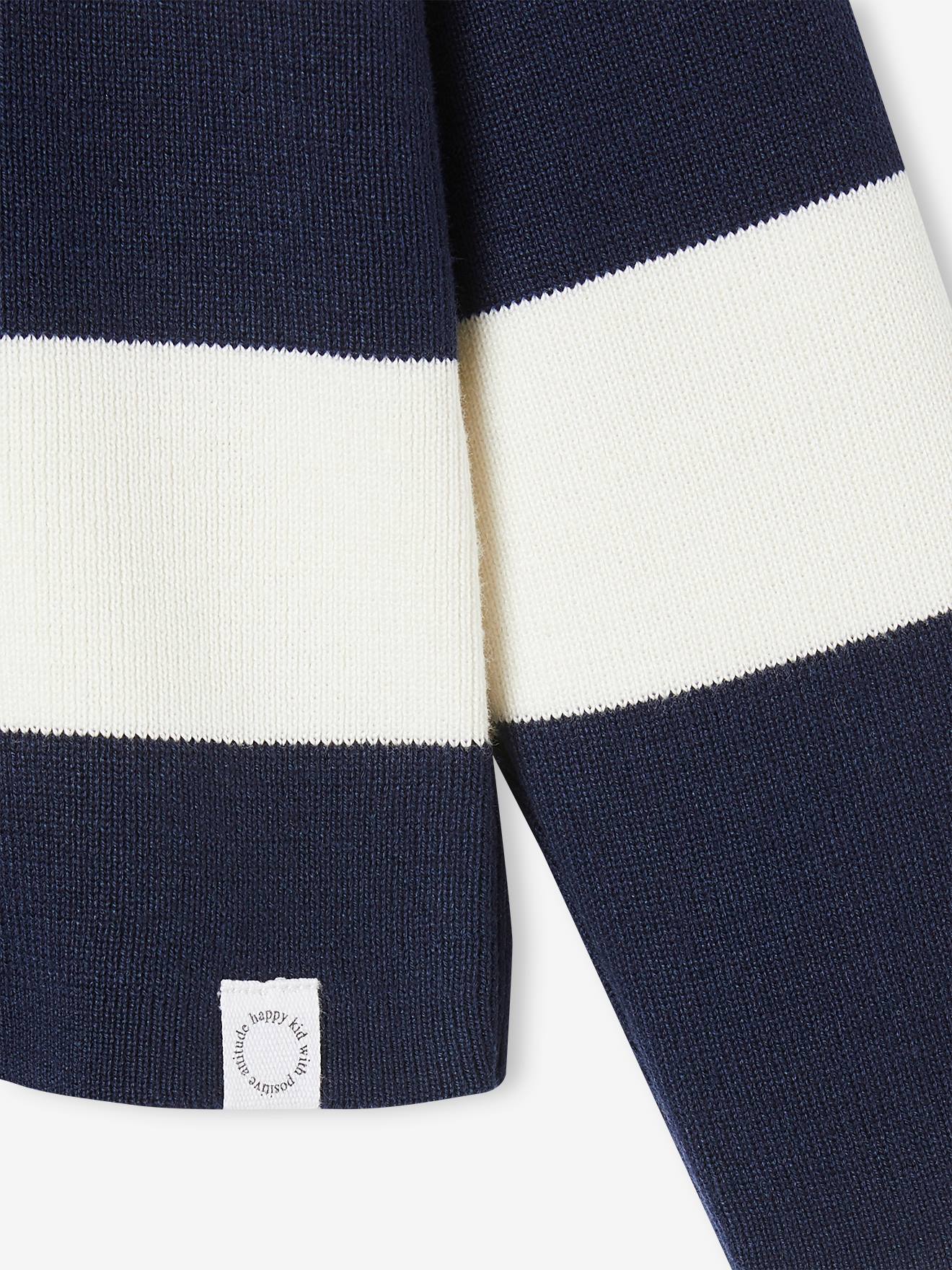 Pull à capuche garçon bleu