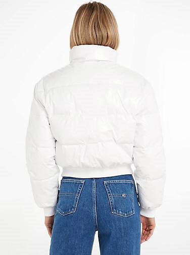 TOMMY-JEANS Damen Jacke GLOSSY PUFFER
