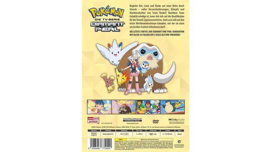Pokémon - Die TV-Serie: Diamant und Perl - Staffel 13  [4 DVDs]