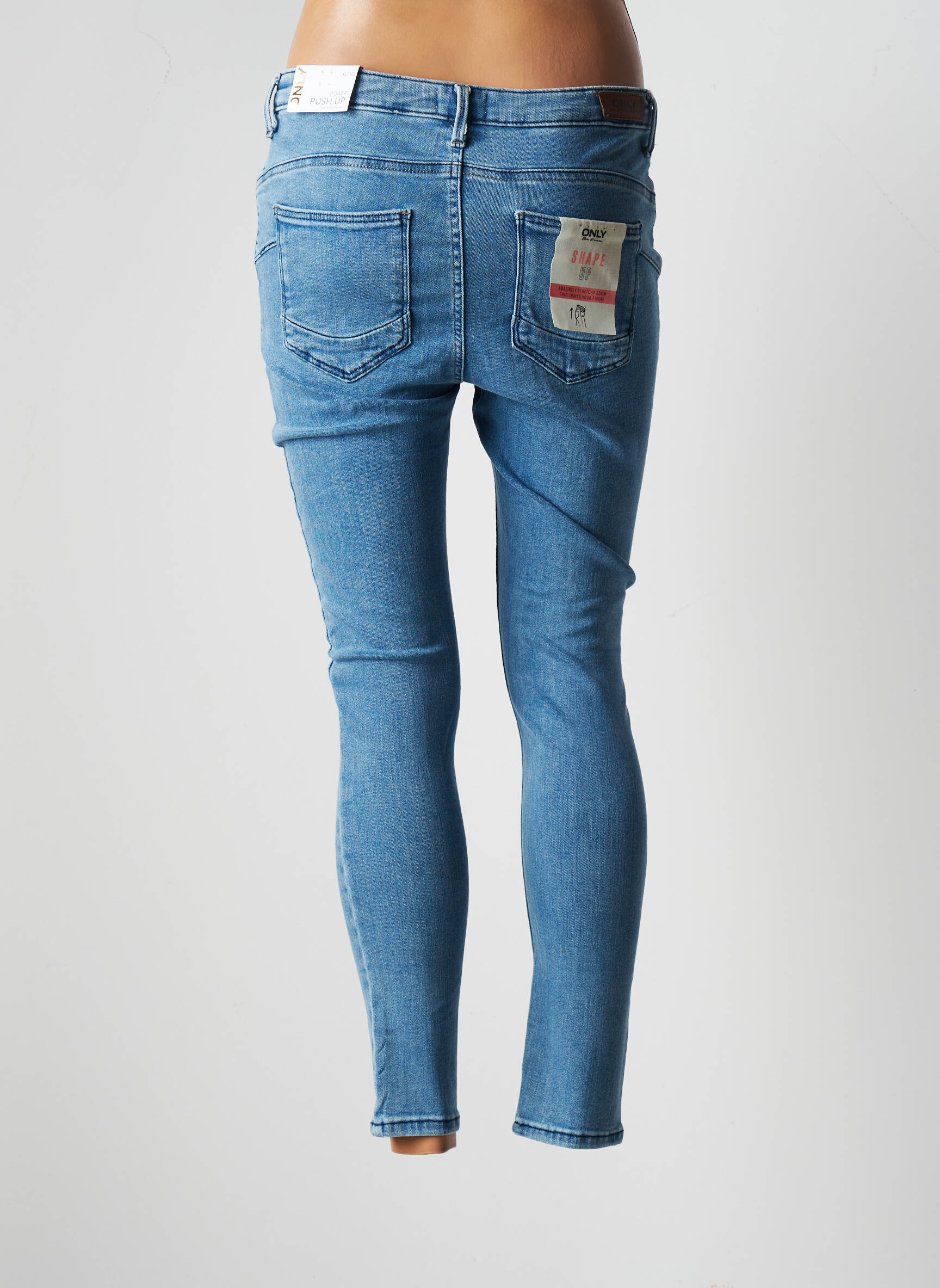 Only Jeans Skinny Femme couleur bleu