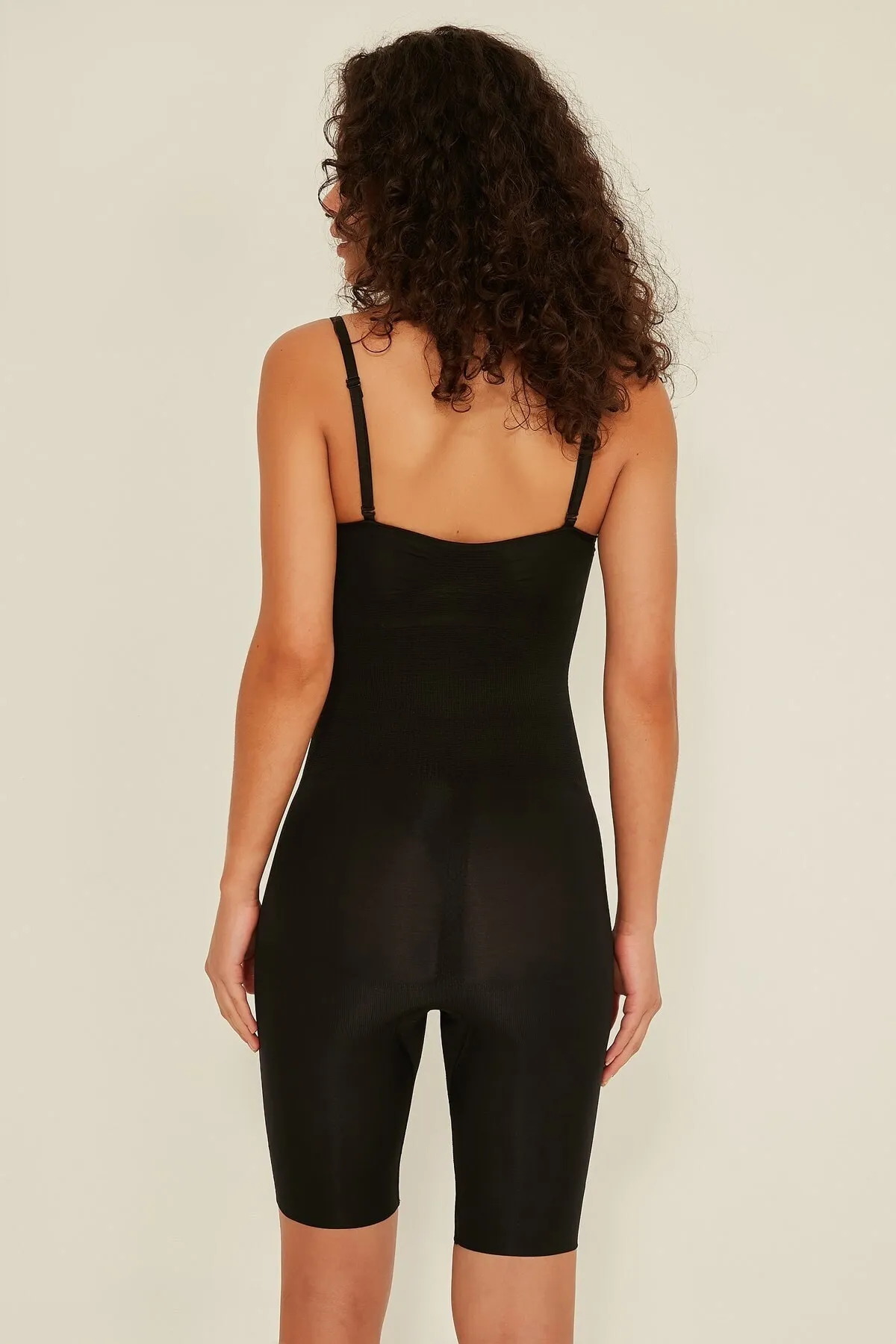 C&City  C12011 Damen Body Boxer Korsett Schwarz