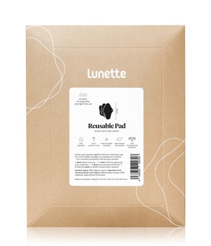 Lunette Reusable Pad maxi - schwarz Periodenunterwäsche-3 Stk