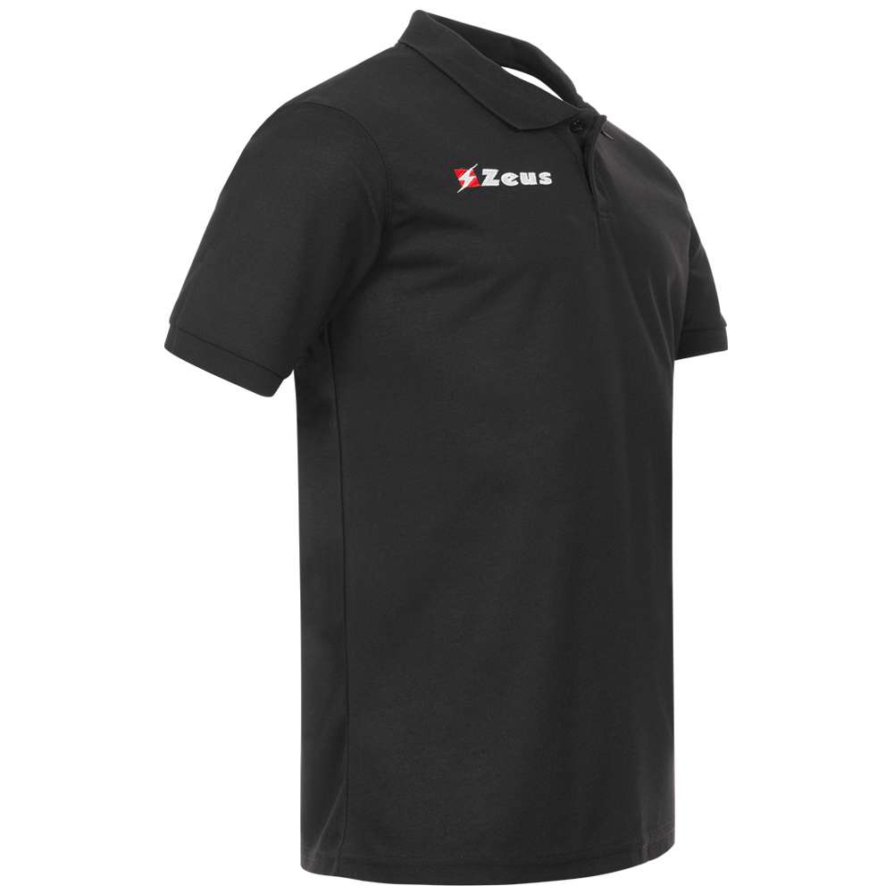 Zeus Basic Herren Poloshirt schwarz