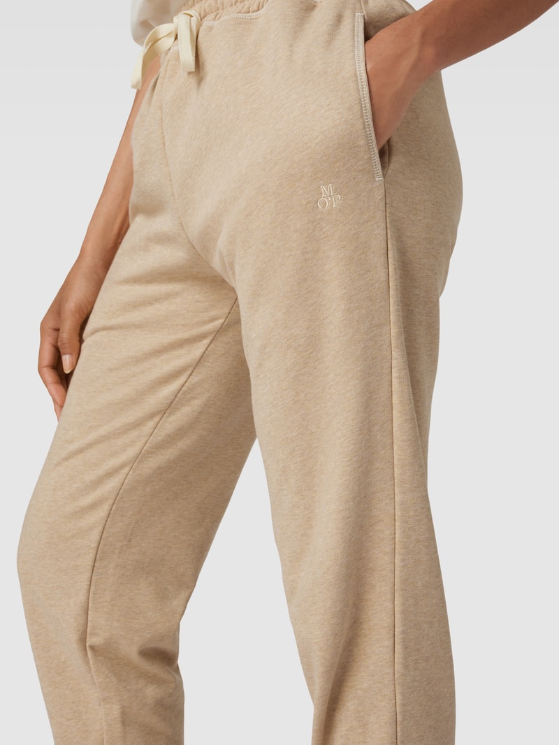 Sweatpants in Melange-Optik Modell 'FRENCH TERRY' in beige