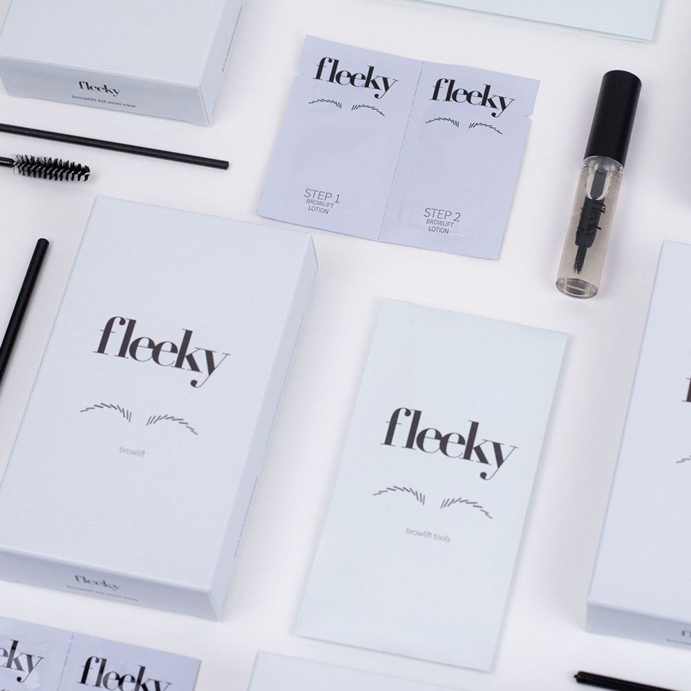 Fleeky Kit Rehaussement de Sourcils - Brow Lift végane Gel à  sourcils