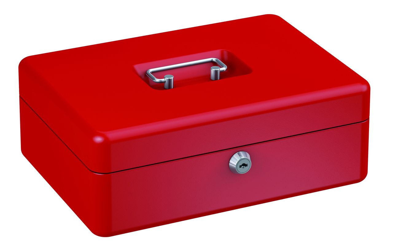 Basi Geldkassette - GK 10 - Rot - GK 10 - H90xB250xT180mm