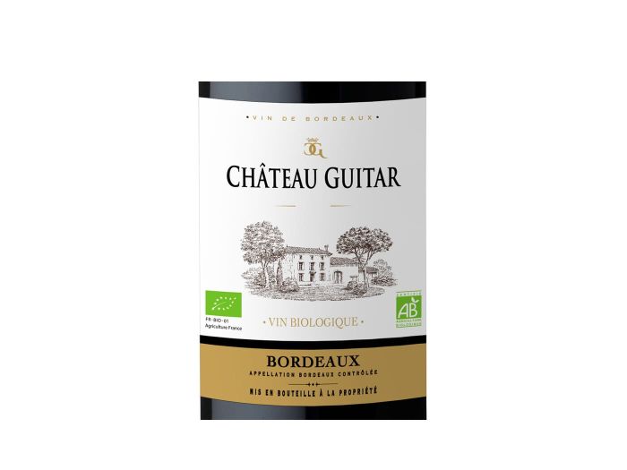 Bordeaux - AOC - 2021 Château Guitar Bio Rouge