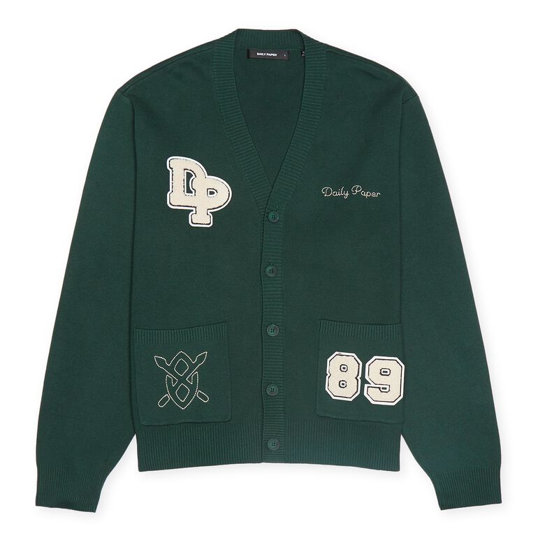 Daily Paper Navalo Cadigan dark green
