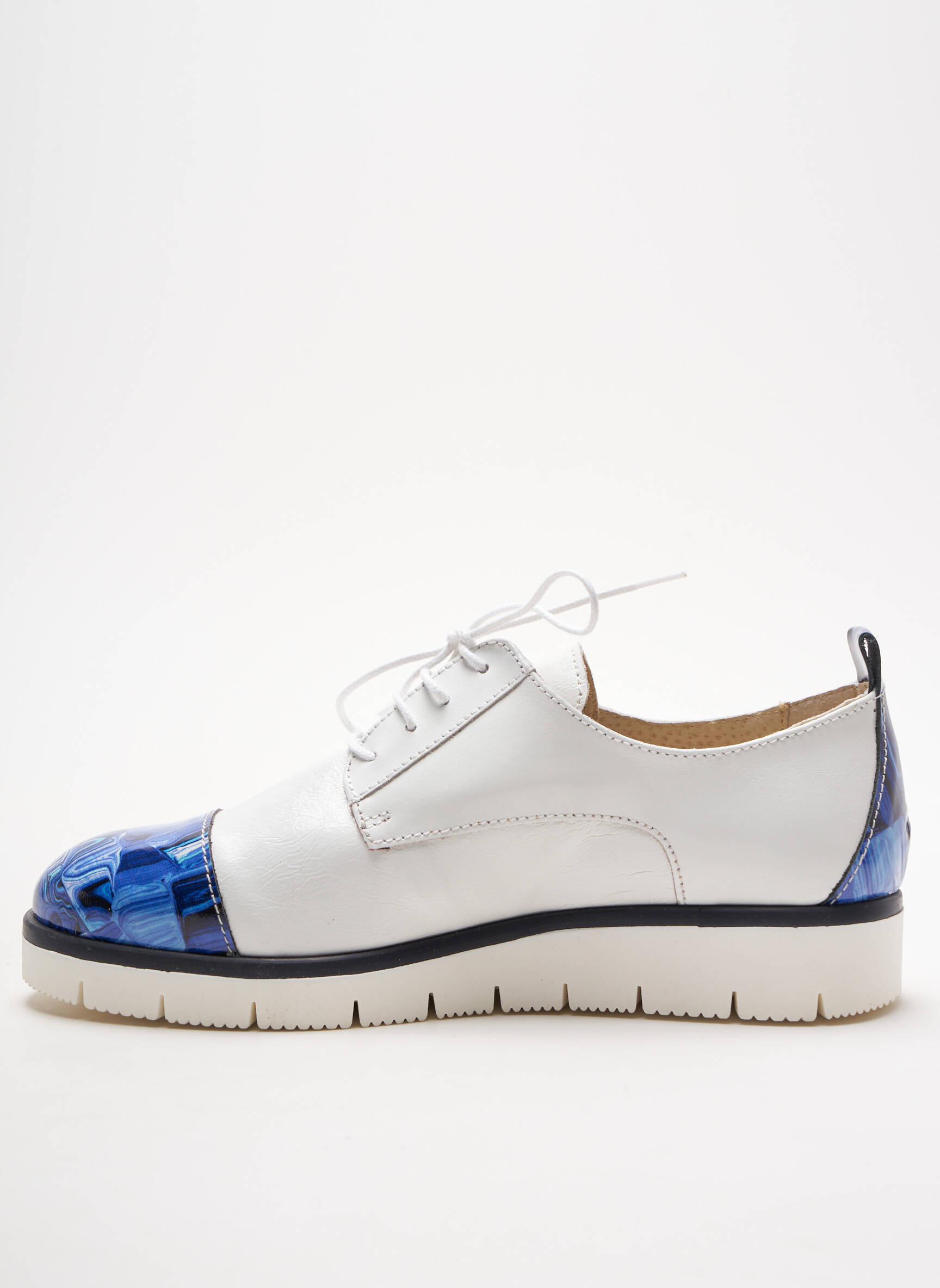 Brodequins Derby Femme couleur blanc