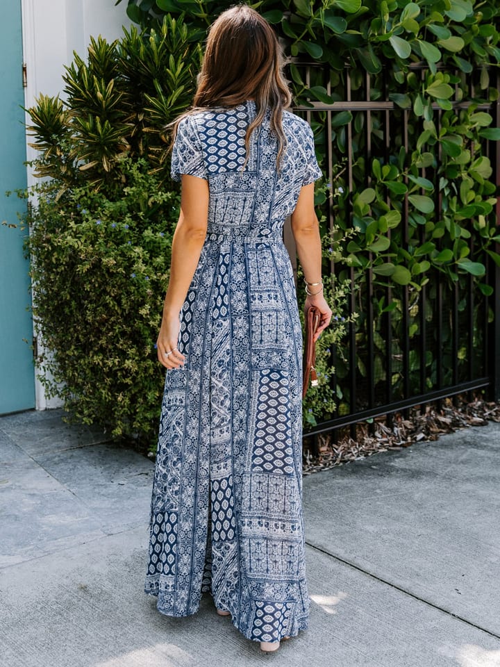 LA Angels Kleid in Dunkelblau/ Weiß günstig kaufen
