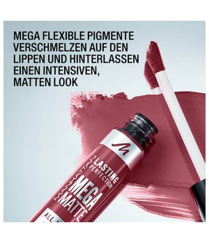 Manhattan Lasting Perfection Mega Matte Liquid LipMake-up Liquid Lipstick-7 ml