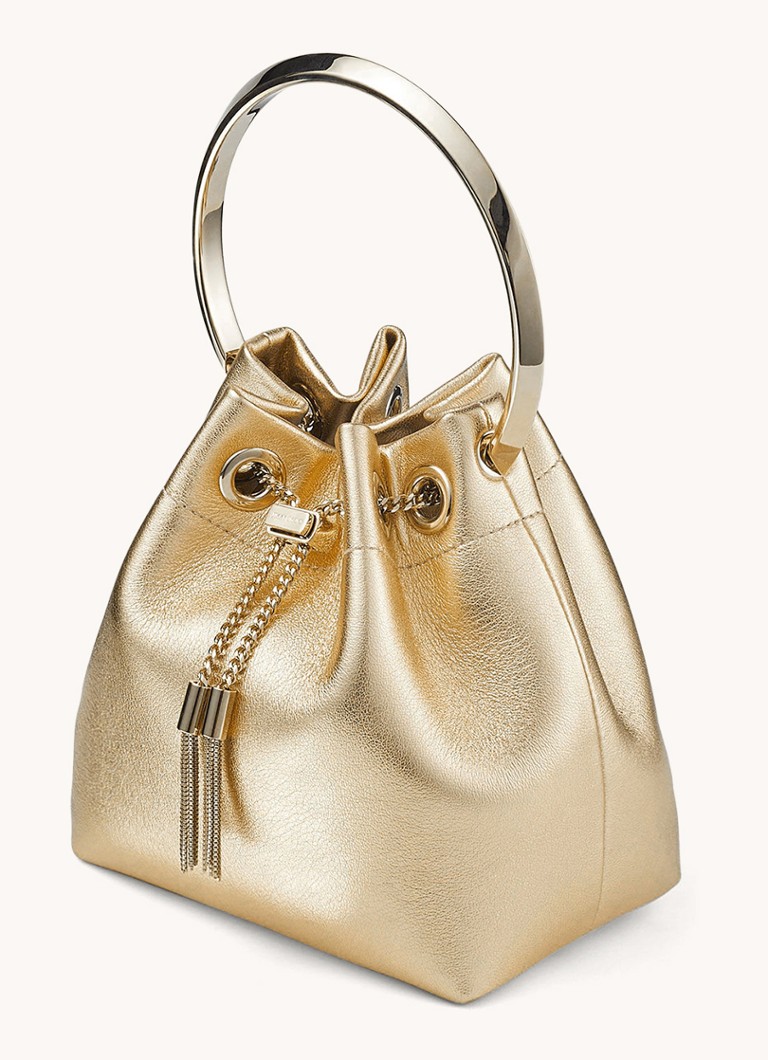 Geantă de mână Jimmy Choo Bon Bon din piele de miel