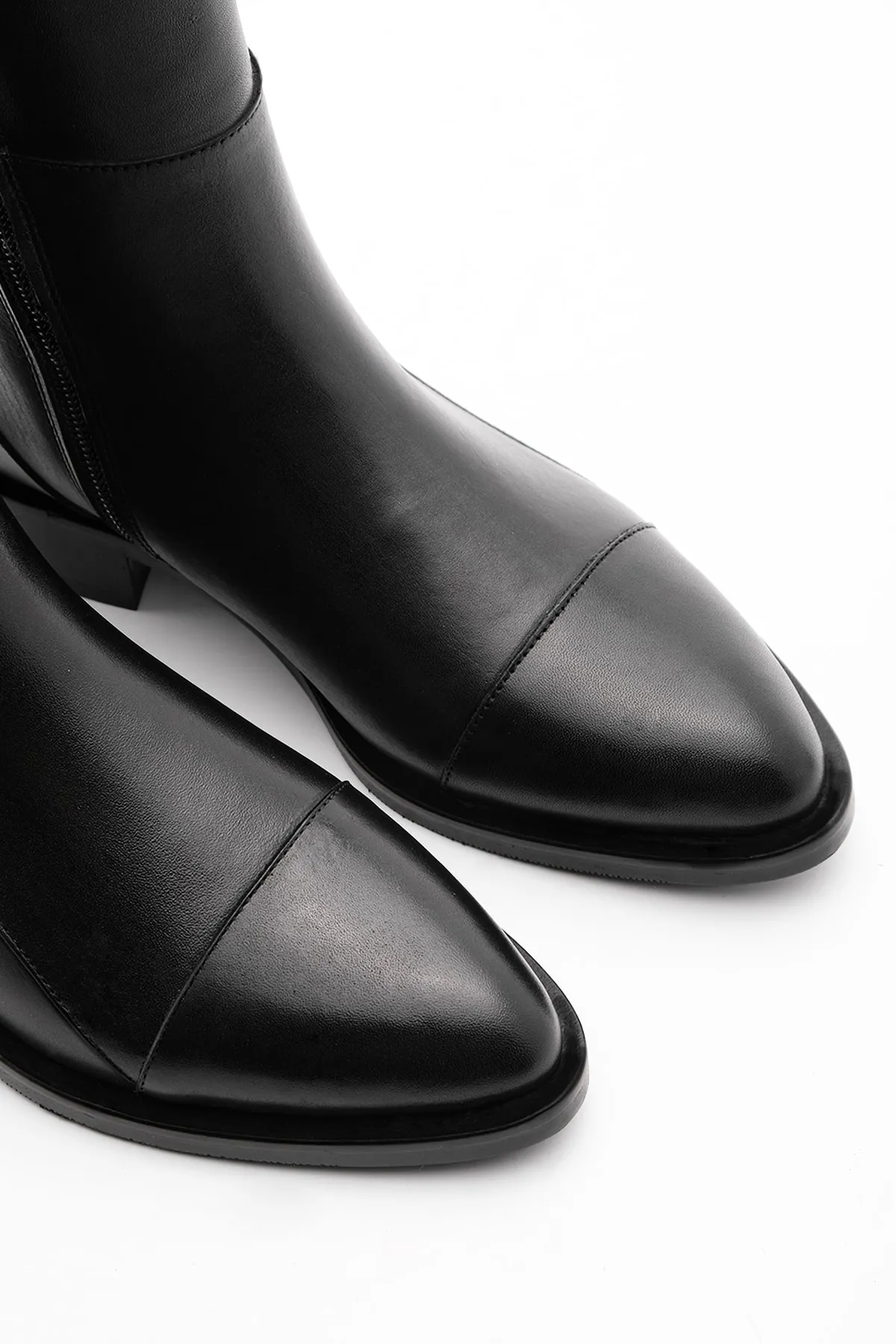 Marjin  Stiefel - Schwarz - Flacher Absatz