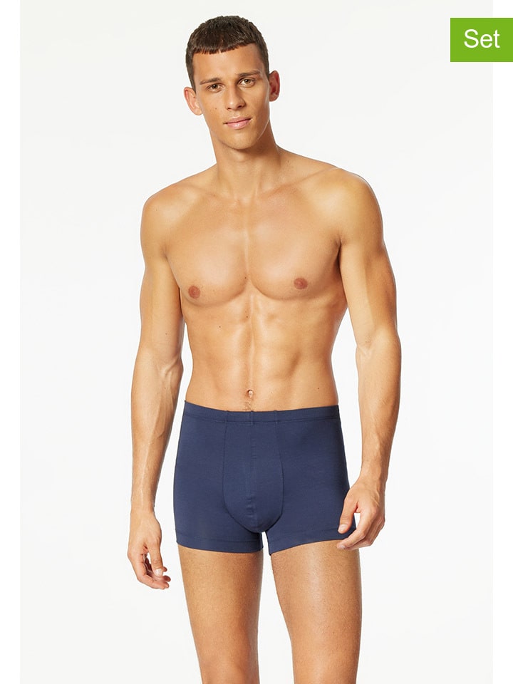 UNCOVER BY SCHIESSER 3er-Set: Boxershorts in Dunkelblau günstig kaufen