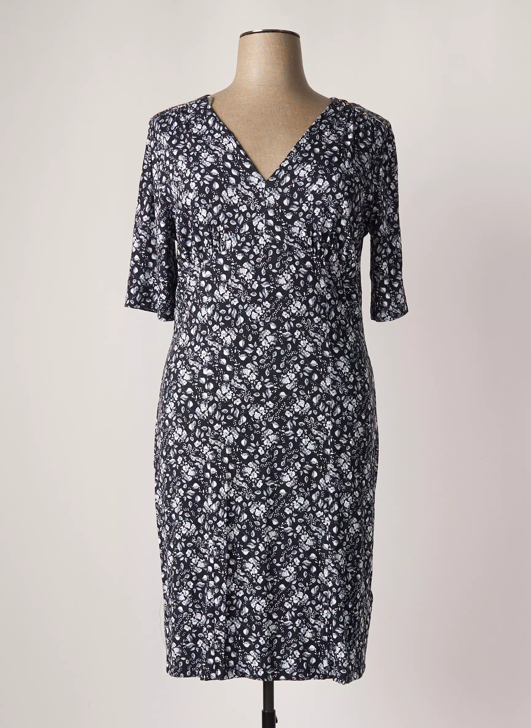 7 Seasons Robes Mi Longues Femme couleur bleu