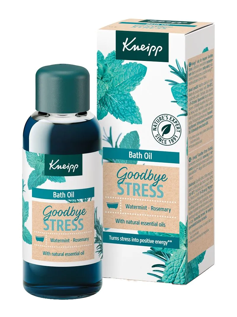Λάδι μπάνιου Kneipp Goodbye Stress με δεντρολίβανο και μέντα