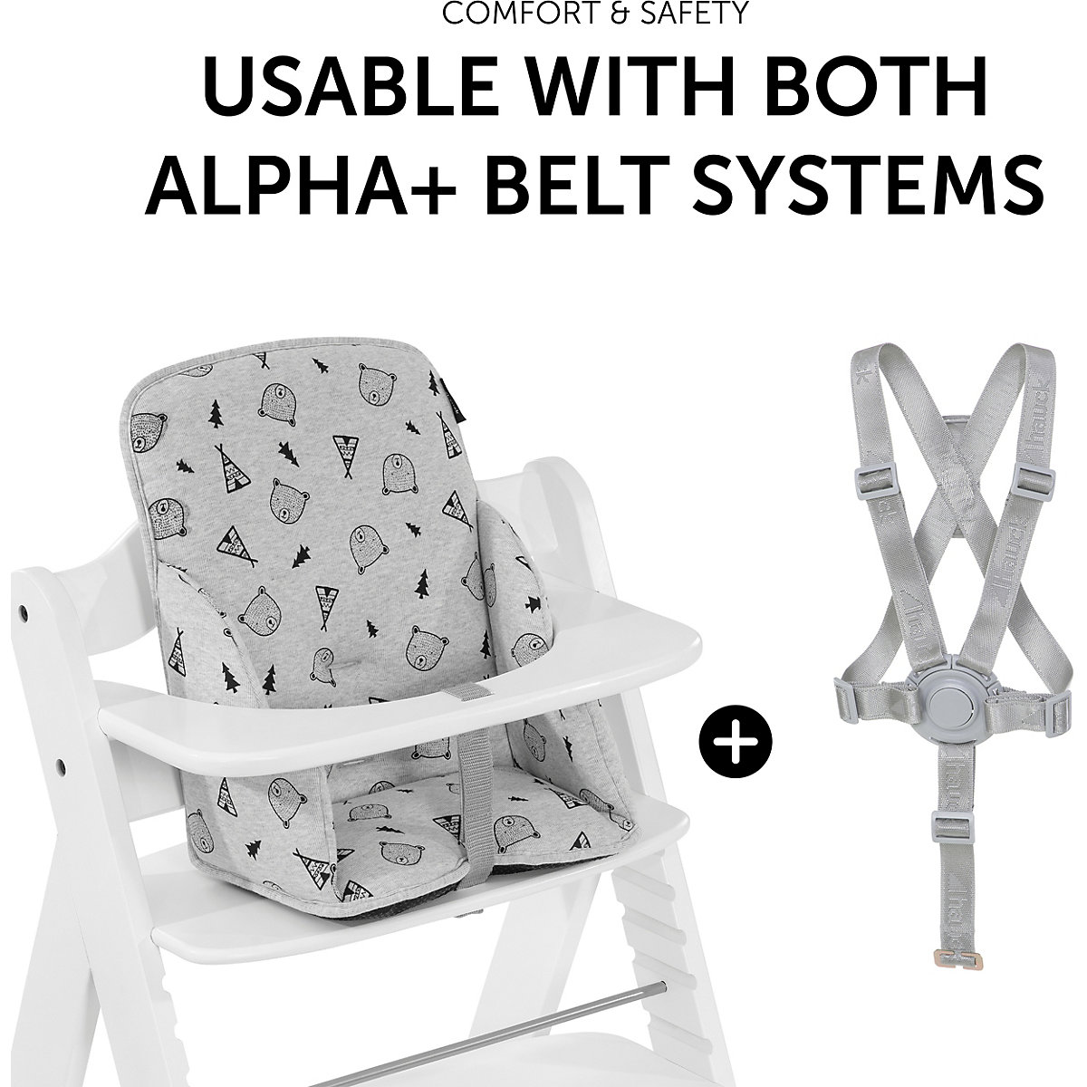 Sitzverkleinerer Alpha Cosy Select, Nordic Grey