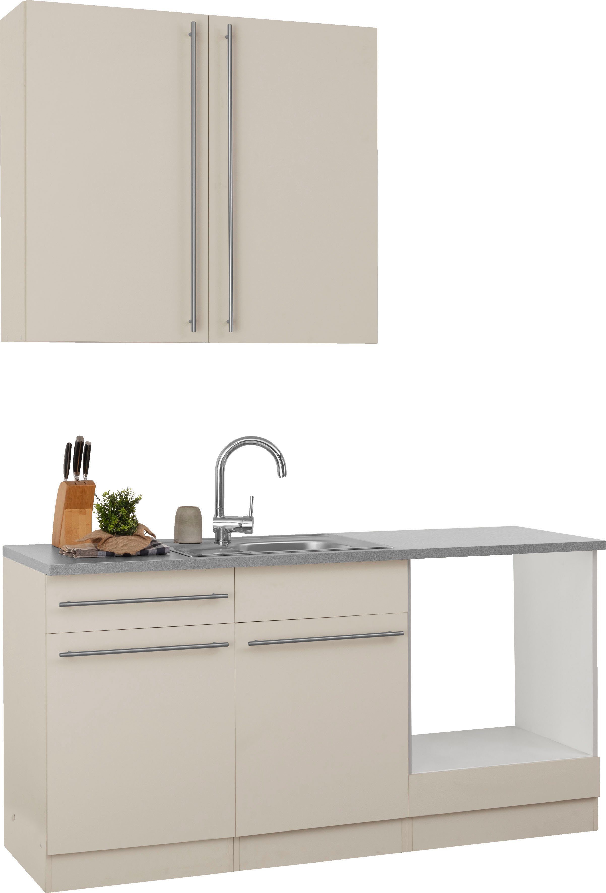 wiho Küchen Küchenzeile Chicago, wahlweise mit E-Geräten, Breite 160 cm