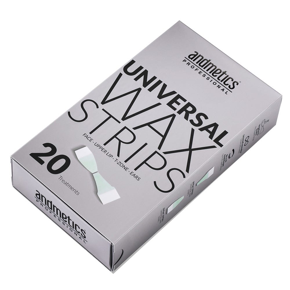 andmetics Universal Wax Strips 20 Stück