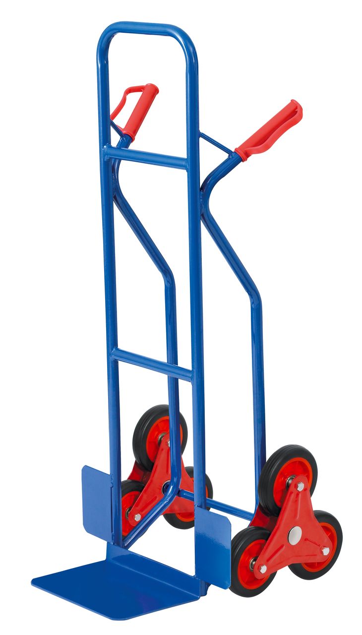 Profi-Bau-Technik ProBauTec Stapelkarre Treppensteiger Sternrad 2x3, Tragkraft 150 kg-