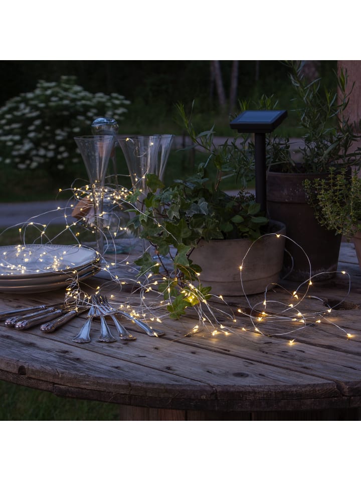 STAR Trading Solar-Lichterkette Dew Drop, (200 LEDs, Batterie) günstig kaufen onesize
