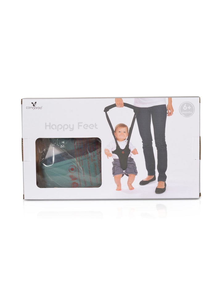 Cangaroo Babylaufgurt Happy feet in grau günstig kaufen onesize