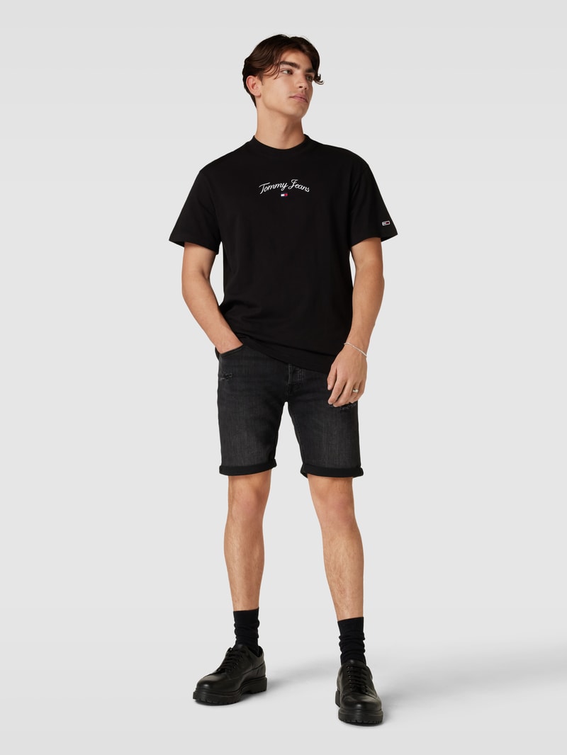 Bermudas in 5-Pocket-Design Modell 'RICK' in schwarz