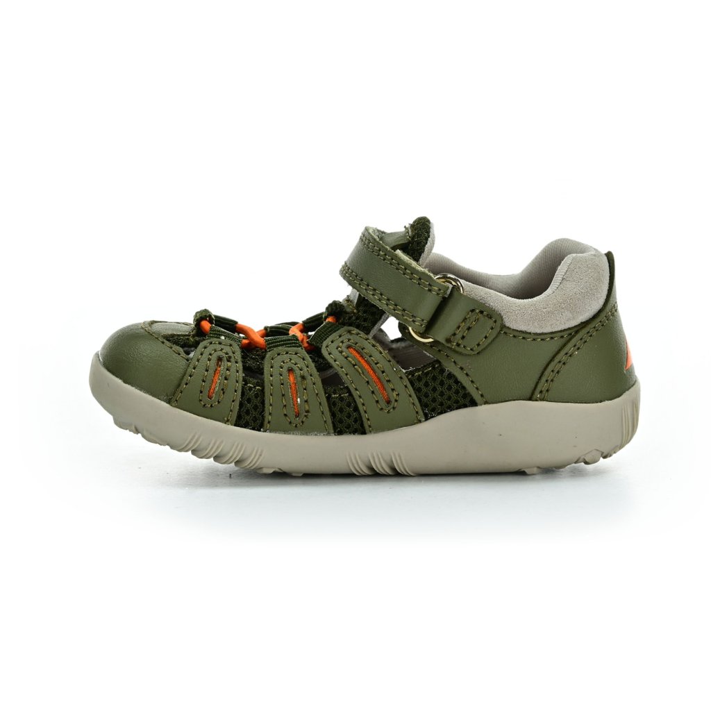 Bobux Summit Burnt Olive   Fog Barfußsandalen