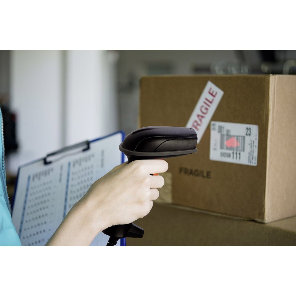 Renkforce Renkforce 2D Barcode-Scanner Kabelgebunden 1D, 2D Laser Schwarz Hand- Scanner
