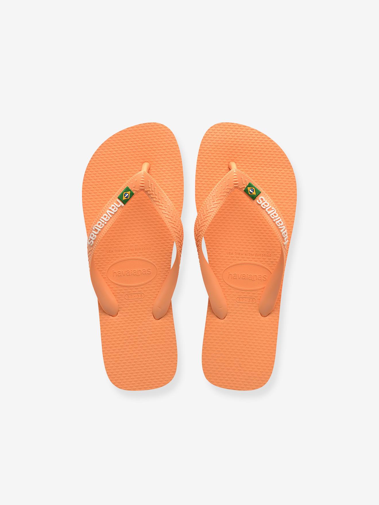 Havaianas Kinder Zehenpantoletten Brasil Logo HAVAIANAS - gelb
