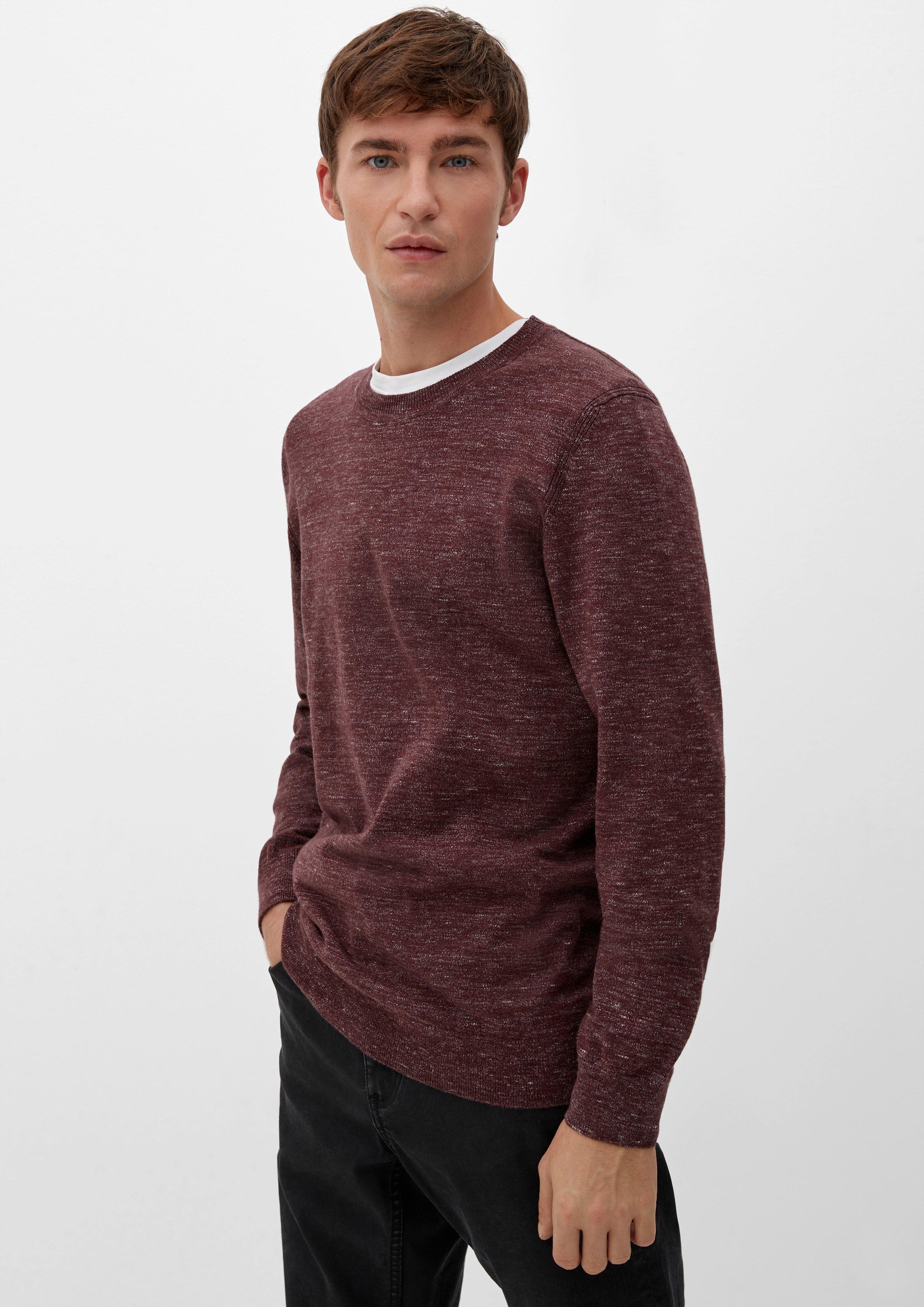 Strickpullover in melierter Optik  2124527-49W1