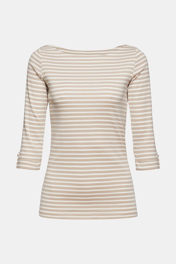 Gestreiftes Longsleeve aus 100% Bio-Baumwolle