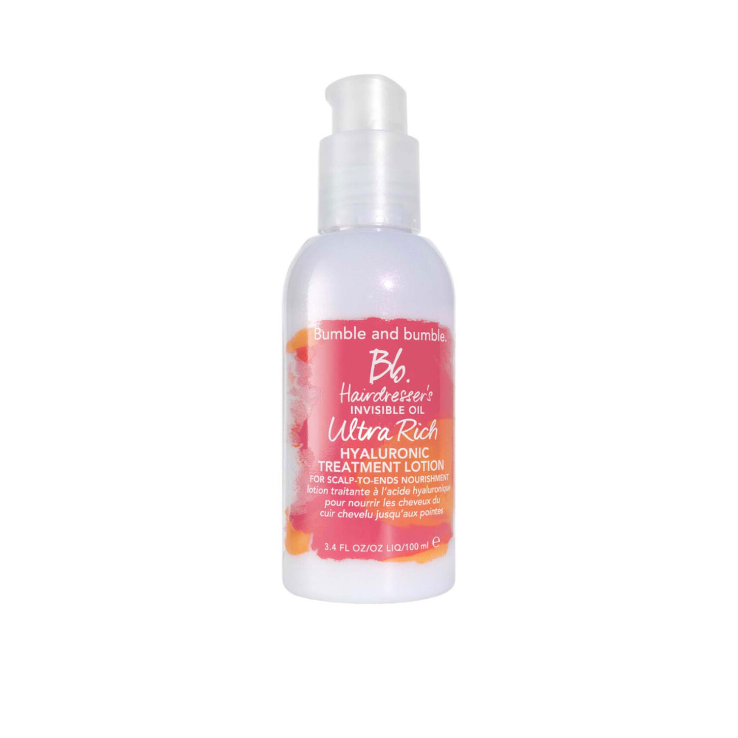 Bumble and Bumble Bb.Hairdresser's Invisible Oil Lotion traitante à l'acide hyaluronique pour cheveux secs 100 ml
