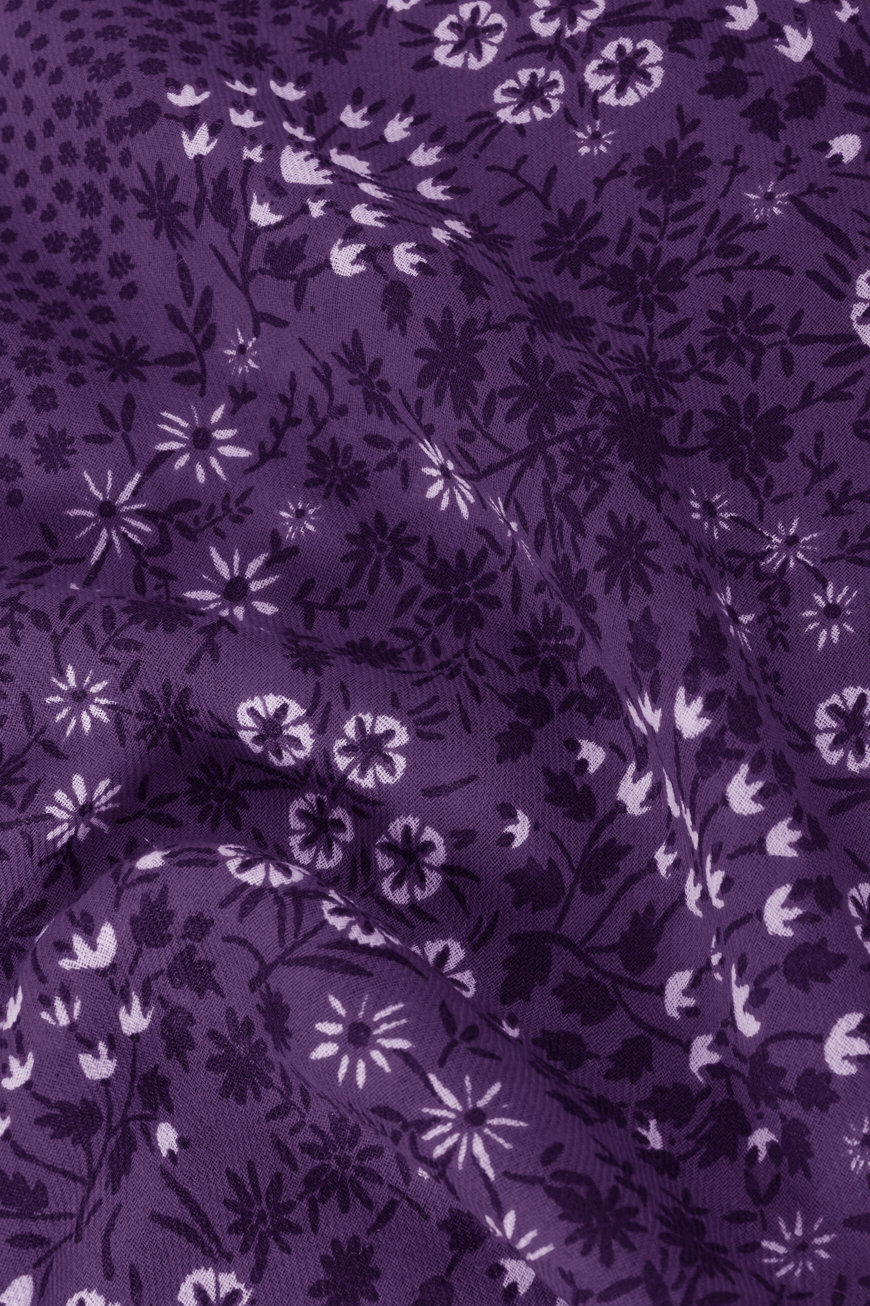 foulard phoebe 100% laine violet femme