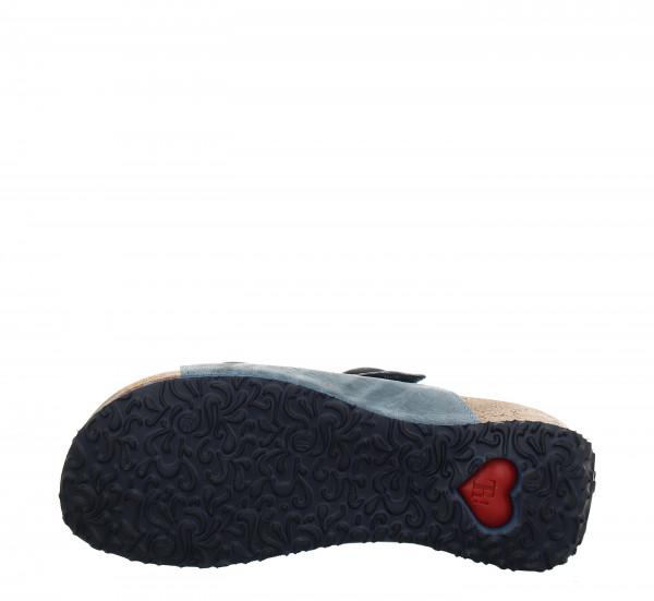 MIZZI Pantolette - Denim/Kombi