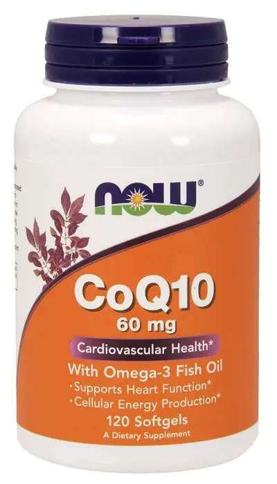 Now Foods CoQ10 са омега-3 60 мг, додатак исхрани са коензимом Q10 и омега-3, капсуле