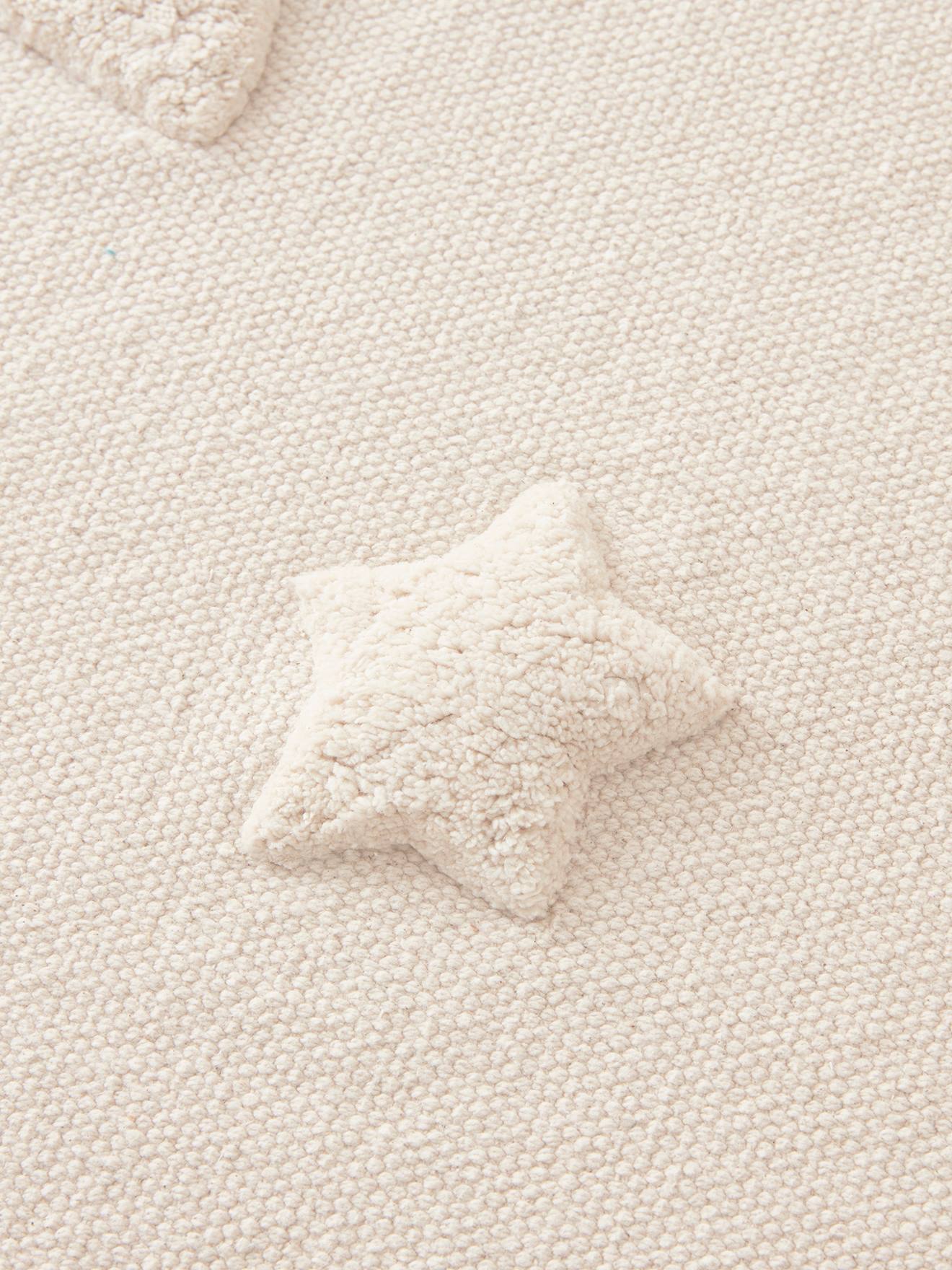 Vertbaudet Kinderzimmer-Teppich LUNA, Mond & Sterne - beige