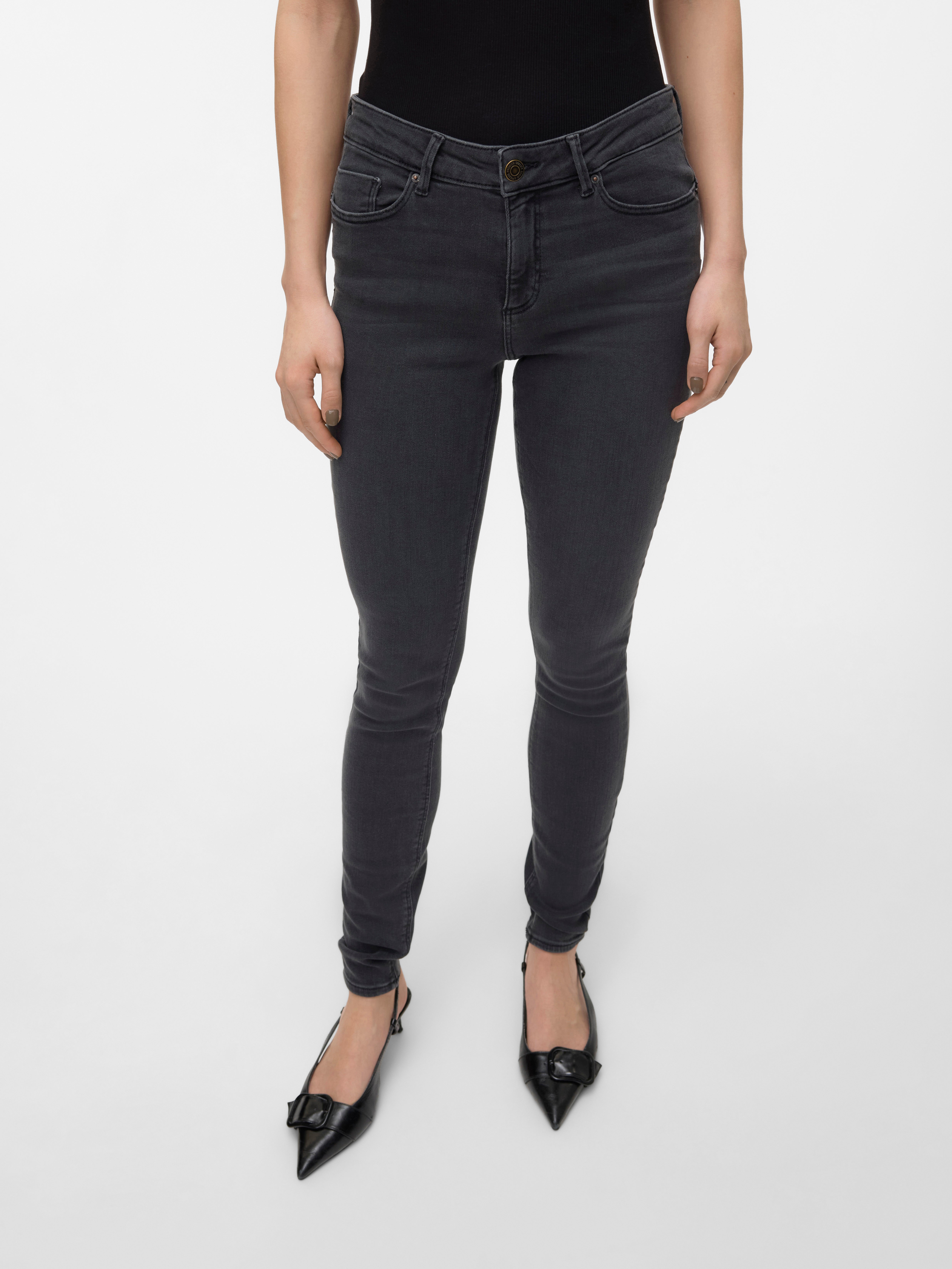VMTANYA Mid Rise Skinny Fit Jeans