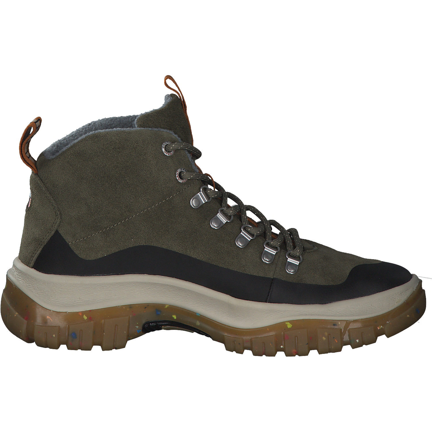 Gant Hillark Mid Cut Boot 25633352, Schnürstiefeletten, Herren, ivy green/black