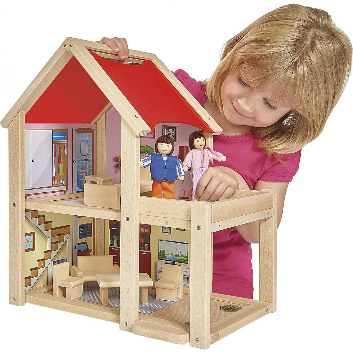 Puppenhaus aus Holz