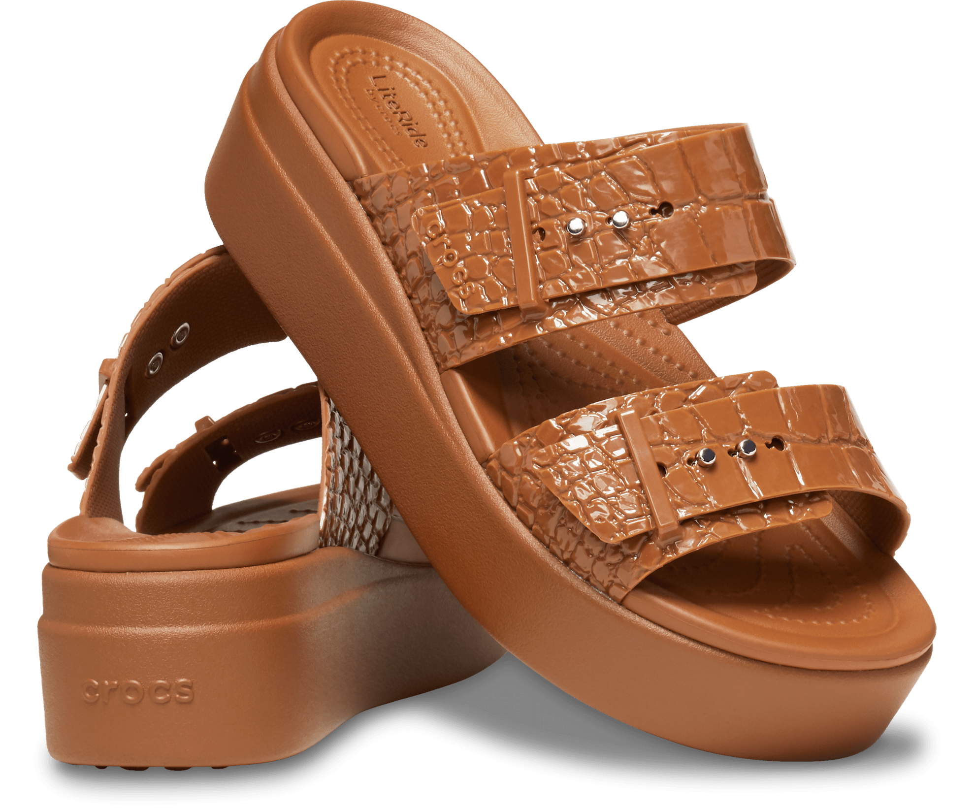 Brooklyn Croco Shine Buckle