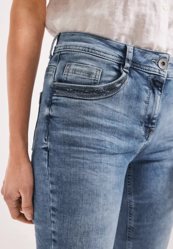 CECIL Slim Fit Caprijeans