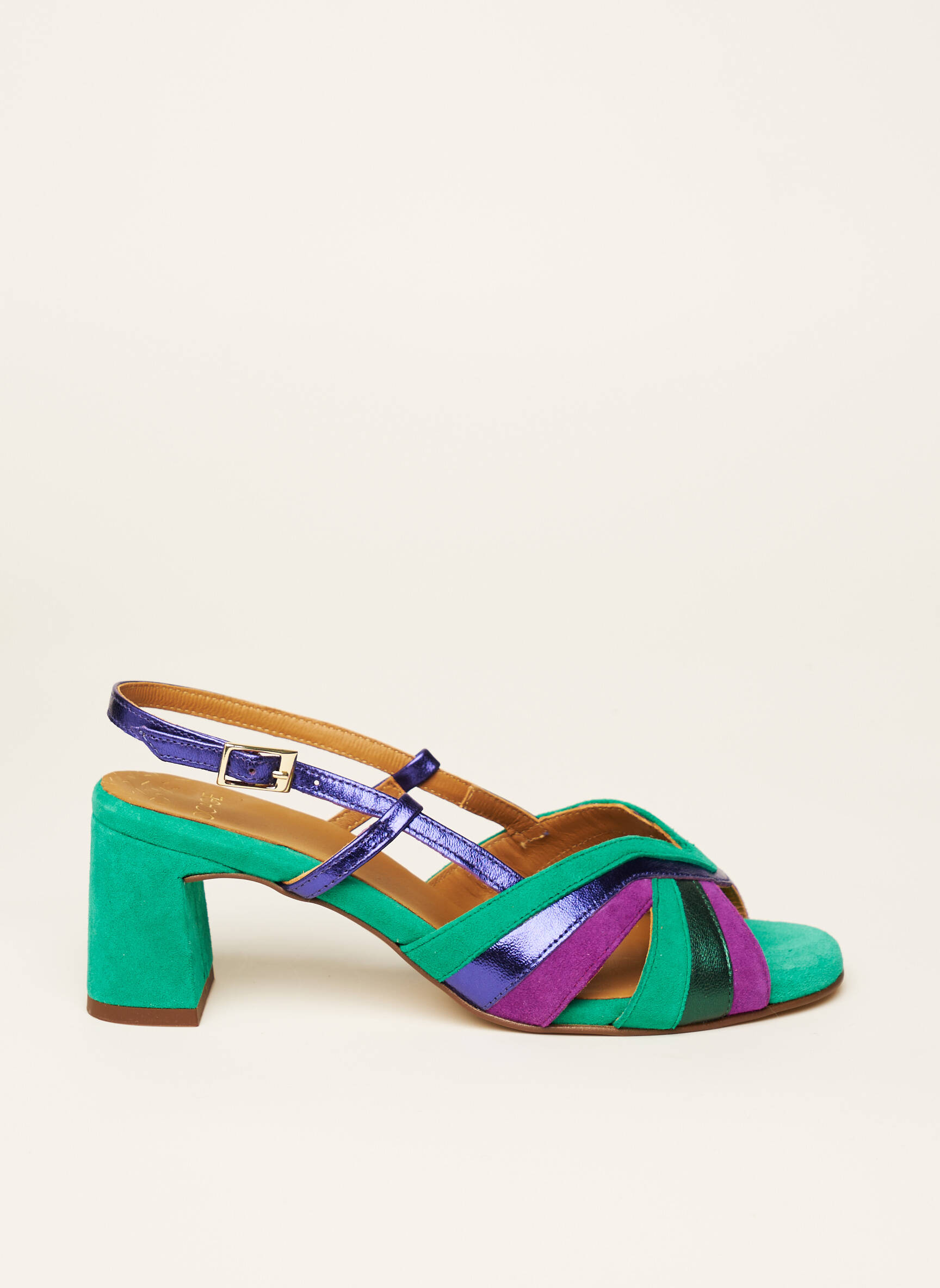 Bocage Sandales Nu Pieds Femme couleur multi